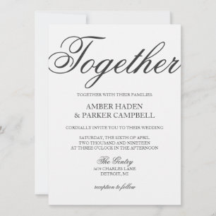 Wedding Invitation Together