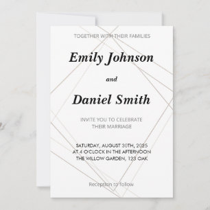 Wedding Invitation – Together With Their Families
