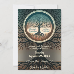 Wedding Invitation Tree of Life