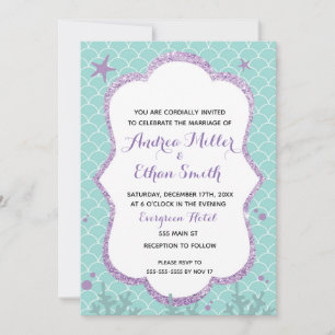 Wedding Invitation Under The Sea Beach