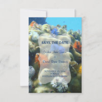 Wedding Invitation | Underwater View SAVE THE DATE