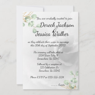 Wedding Invitation Union