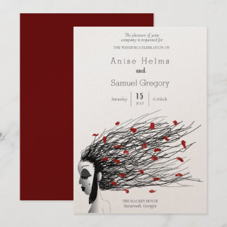 Wedding invitation Unique, whimsical