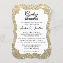 Wedding Invitation Wedding Day Fab - Gold