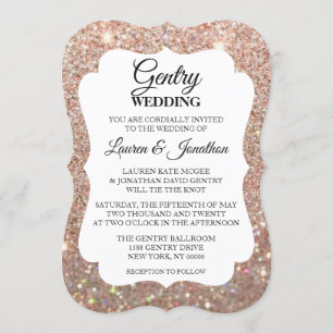 Wedding Invitation Wedding Day Fab - Rose Gold