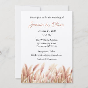 Wedding Invitation, Wedding Stationary, Bride Invitation