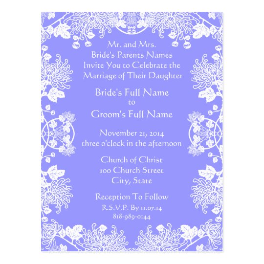 Powder Blue Wedding Invitations 7