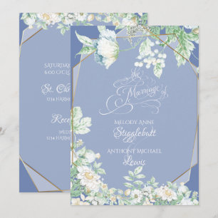 Wedding Invitation   Wildflowers and Berries