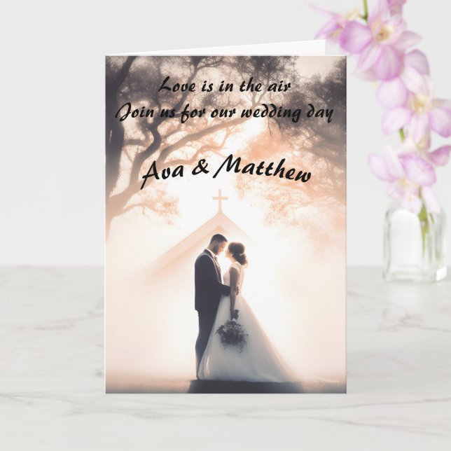 Wedding invitation with style and elegance (Orchid)