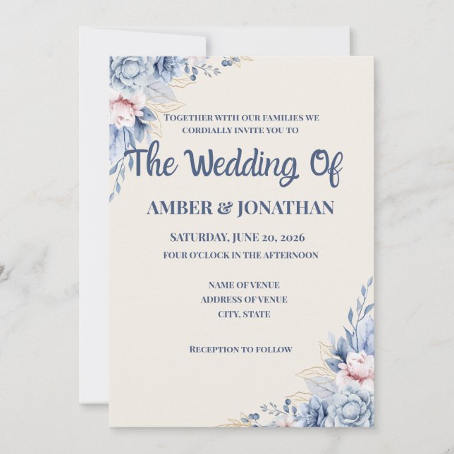 Wedding Invitations  (Front)
