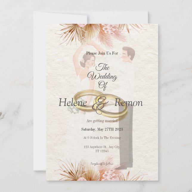 wedding invitations (Front)