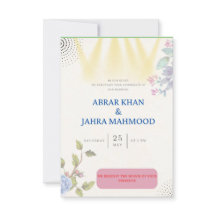 Wedding Invitations Card
