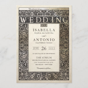 Wedding Invitations Champagne Ivy Collection