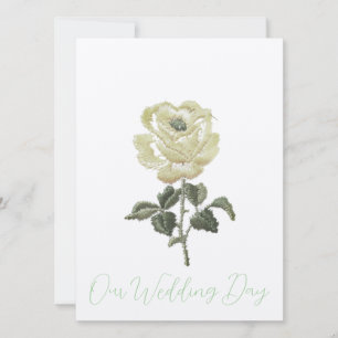 WEDDING INVITATIONS Flat Card ART&DESIGN STYLE
