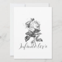WEDDING INVITATIONS Flat Card ART&DESIGN STYLE