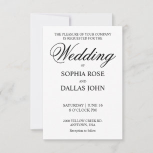 Wedding invitations transparent layer