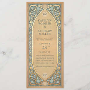 Wedding Invitations Vintage Nouveau