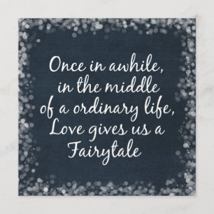 Wedding Invitations with Love Quote