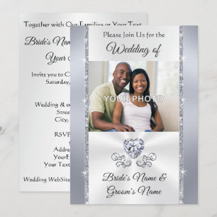 Wedding Invitations with Pictures of Couple