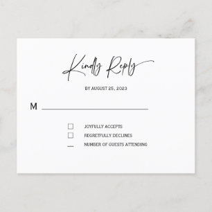 Wedding Invitations with rsvp