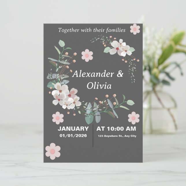  Wedding Invite (Standing Front)