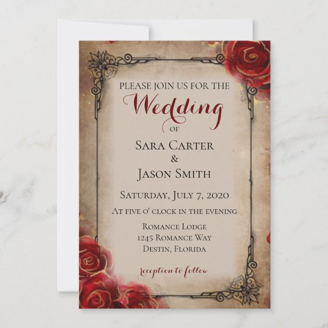 wedding invite (Front)