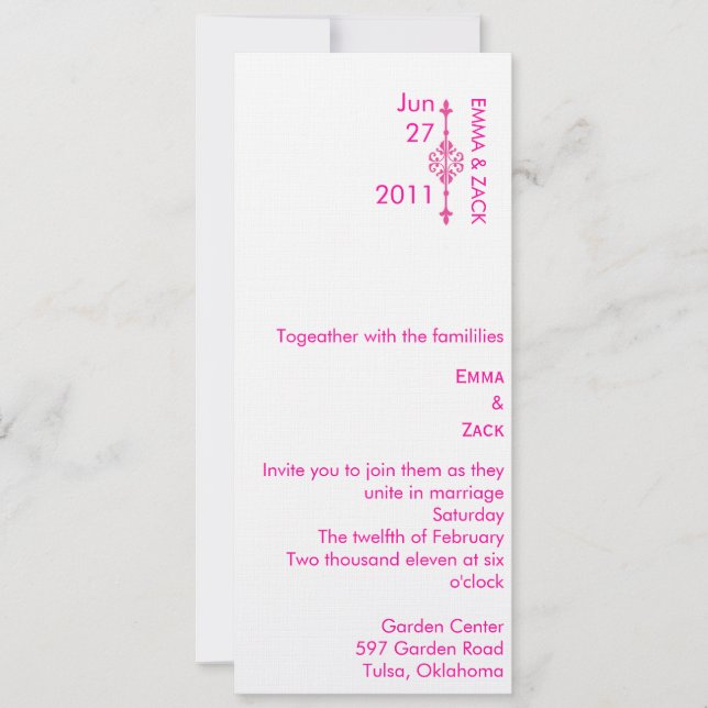 Wedding Invite (Front)