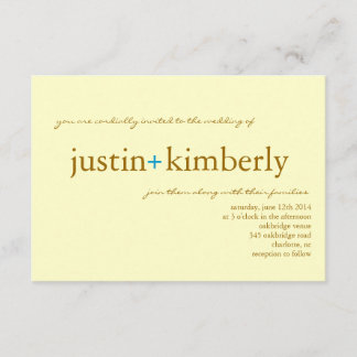 Wedding Invite | A+ |small ivyelbr