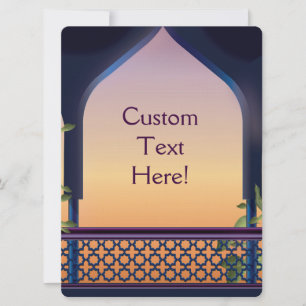 Wedding Invite of a Indian Palace
