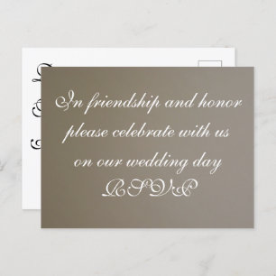 Wedding Invite Profile Card