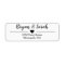 Wedding Invite Return Address Labels