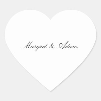 Wedding invite sticker