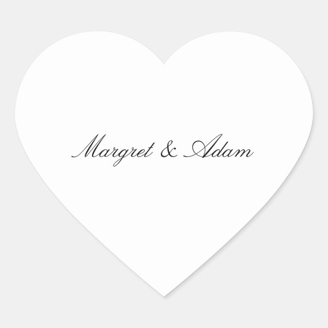 Wedding invite sticker (Front)