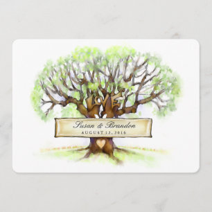 Wedding Invite The Love Tree Together with Family