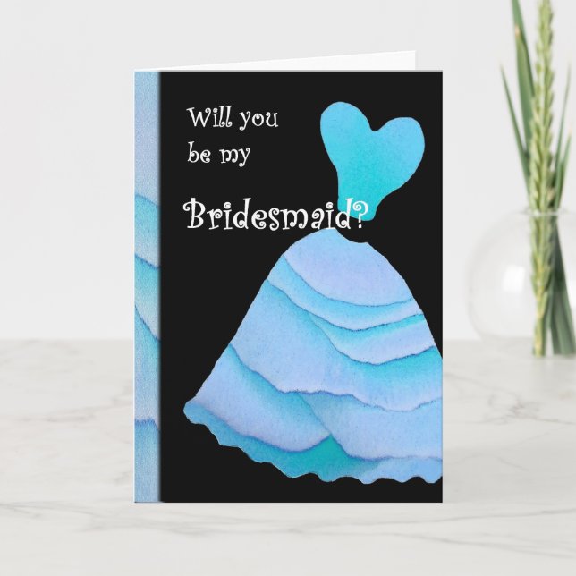 Wedding Invite – Will You Be My Bridesmaid? (Front)