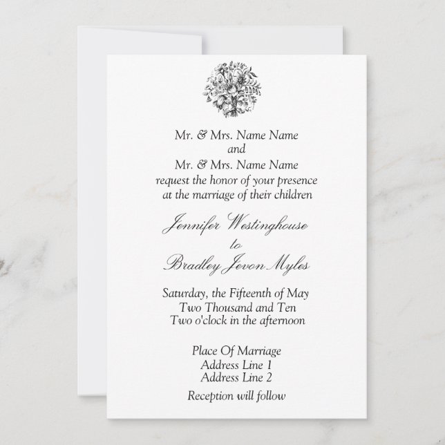 Wedding Invites (Front)
