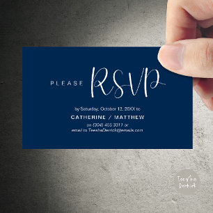 Wedding Invites RSVP Reminder, Modern Minimal