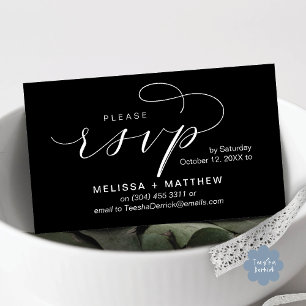 Wedding Invites RSVP Reminder Modern Minimalist