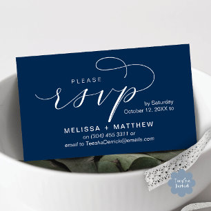 Wedding Invites RSVP Reminder Modern Minimalist