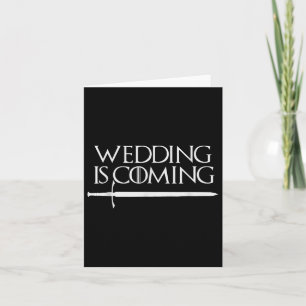 Wedding Is Coming Funny Hen & Stag Party For G Card