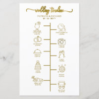 Wedding Itinerary Cocktail - Icon Wedding Welcome 