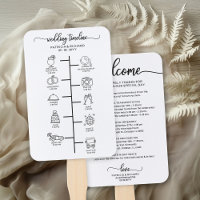 Wedding Itinerary Cocktail - Icon Wedding Welcome 