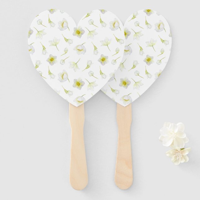 Wedding Joy Hand Fans (Front and Back)