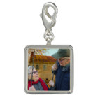 Wedding Keepsake Custom Square Charm