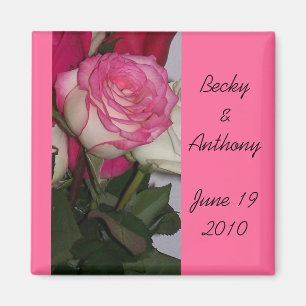 wedding keepsake magnet