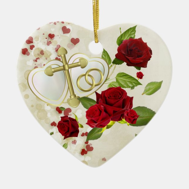 Wedding Keepsake Ornament (Front)