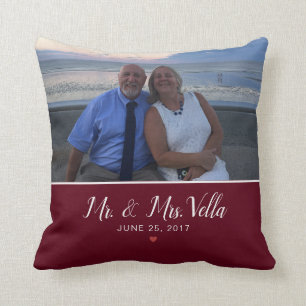 Wedding Keepsake Photo Cushion