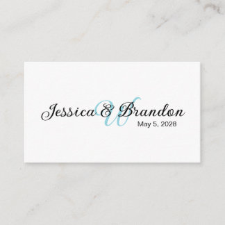 Wedding Label 016 Enclosure Card