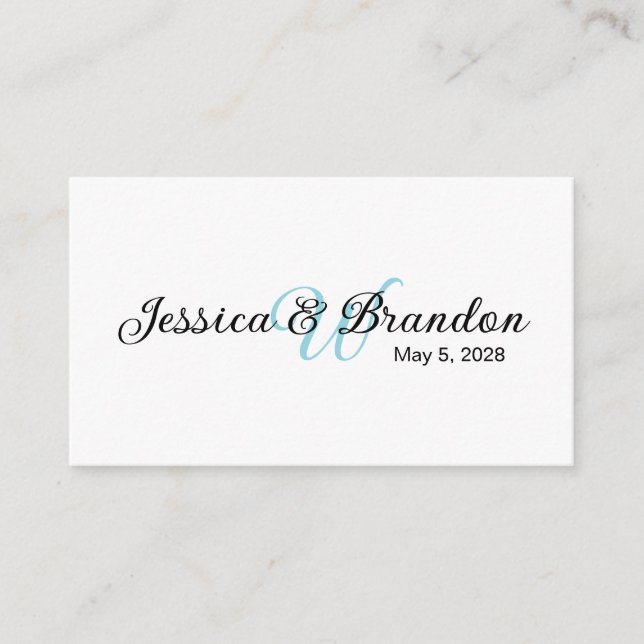 Wedding Label 016 Enclosure Card (Front)