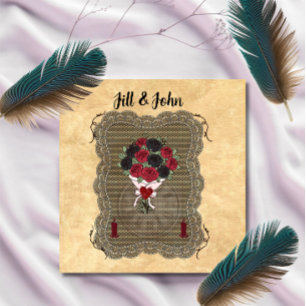 Wedding Lace Guestbook- Master's Edition Ledger Guest Book